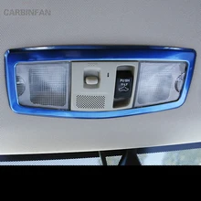Для Mitsubishi Outlander 2013 ABS Chorme интерьер автомобиля Передние и задние Лампы для чтения накладка украшения