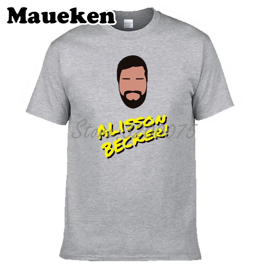 3 Мужская футболка Alisson Becker 13 бразильский Рамзес, Мужская футболка с круглым вырезом W19021433 - Цвет: 3