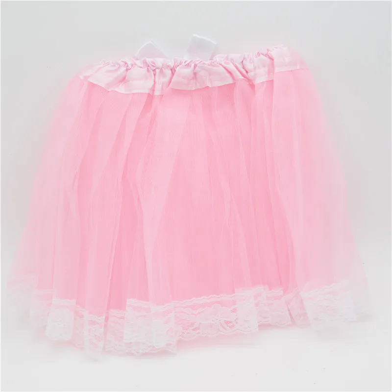 Юбки-пачки для девочек с кружевной каймой юбки праздничная одежда с бантом бальное платье юбка-американка, юбка для детей saia faldas От 2 до 4 лет