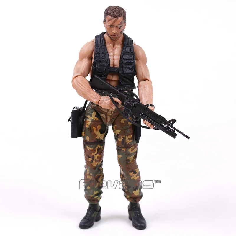 NECA PREDATOR 30th Anniversary Jungle Patrol encoming excussion Маскировка голландский Охотник за джунглями Unmasked Demon фигурка 18 см