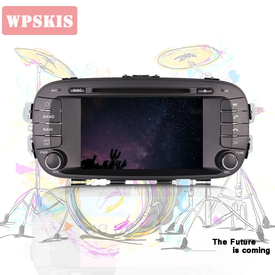 

7'' Octa Core 1024*600 RAM 4GB 64G Android 9.0 Car Radio Stereo dvd GPS Navigation Player for Kia Soul 2013 2019 Audio Video