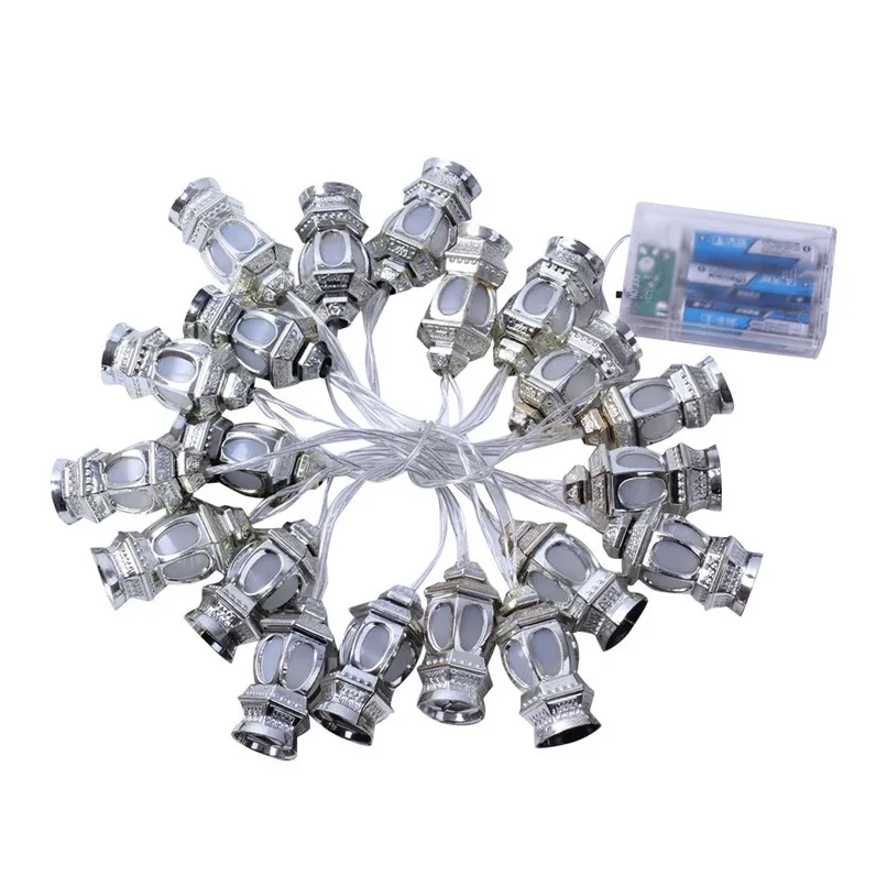 Lumières de nuit du Ramadan et de l'aïd à 20 LED, 3M, décoration pour