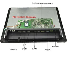Industrial Panel PC Touch screen all in one panel pc 6COM 19 inch touch monitors
