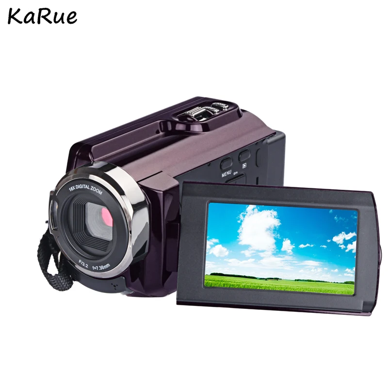 Горячая 4 K видеокамера-Регистратор видеокамеры Ultra HD цифровые камеры видео-Рекордеры с Wifi/инфракрасный сенсорный экран