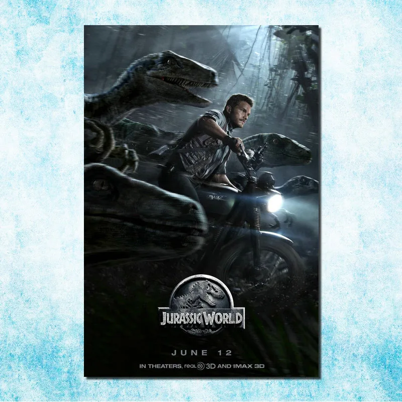 Jurassic World Fallen Kingdom Hot Movie Art Silk Canvas Poster 13x20 32x48 inch
