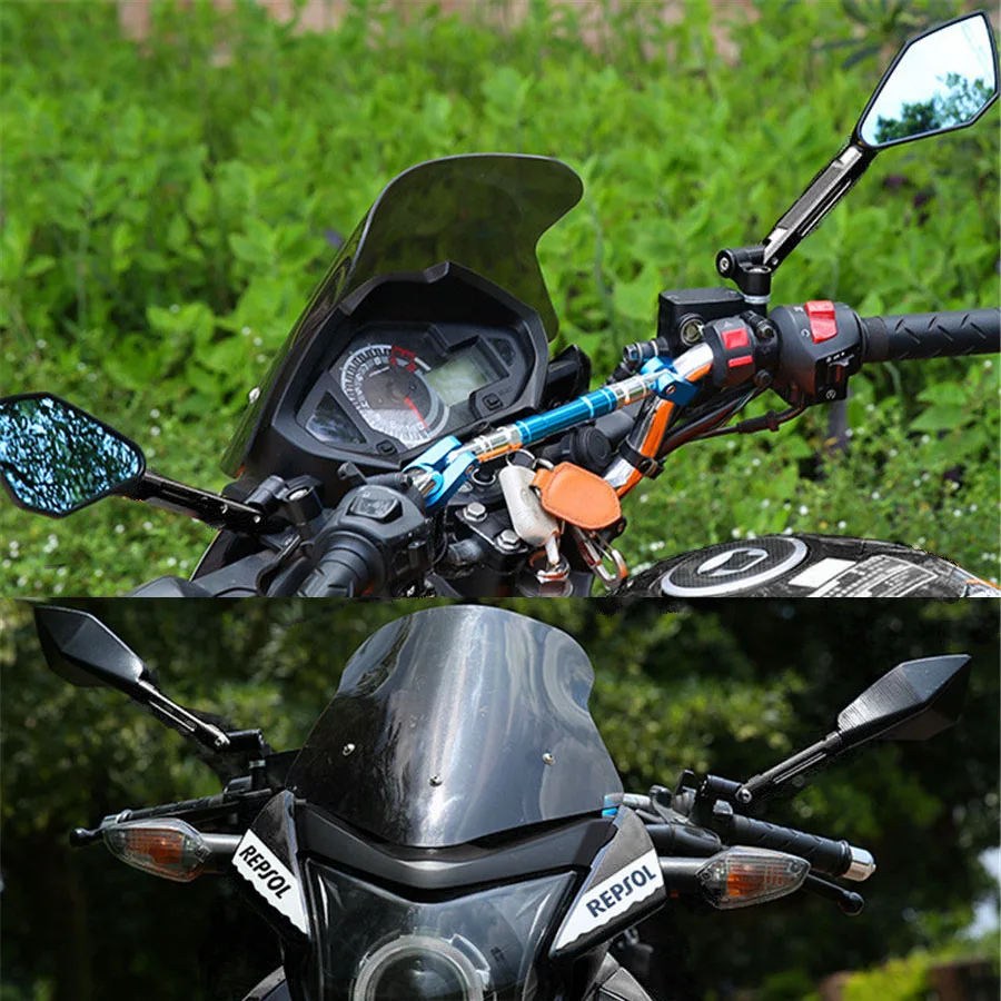 Universal modified CNC Motorcycle Side Mirrors rearview Mirrors Handlebar mirror