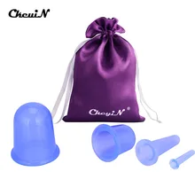 4 шт./лот семейный массаж всего тела вспомогательное вакуумное средство против целлюлита забота о здоровье шеи лица спины Массажер Силиконовый стакан чашки S50