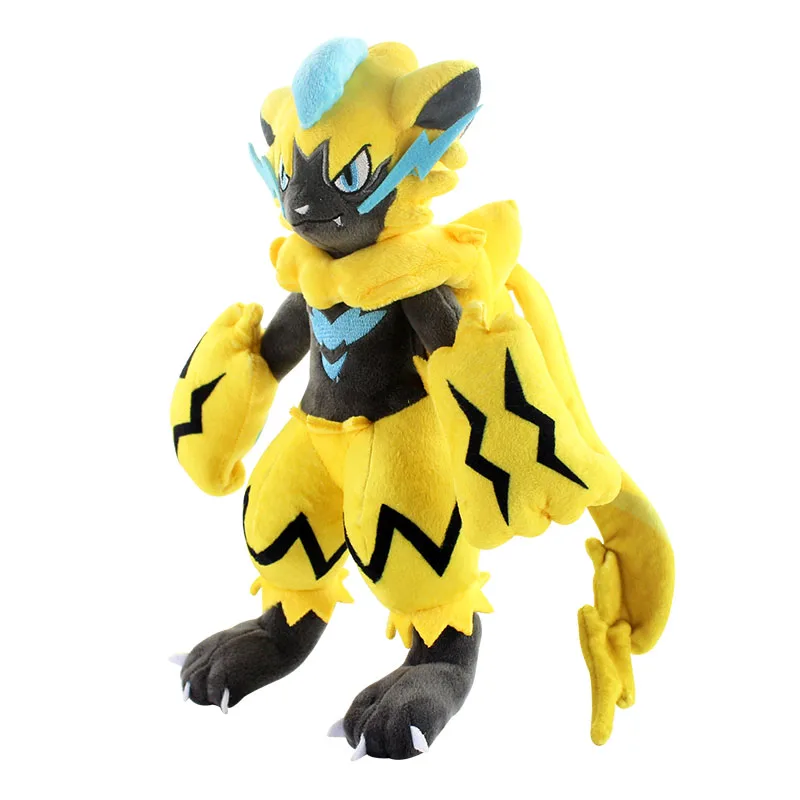 Большой размер 11 дюймов 28 см Zeraora плюшевая мягкая игрушка для детей детские