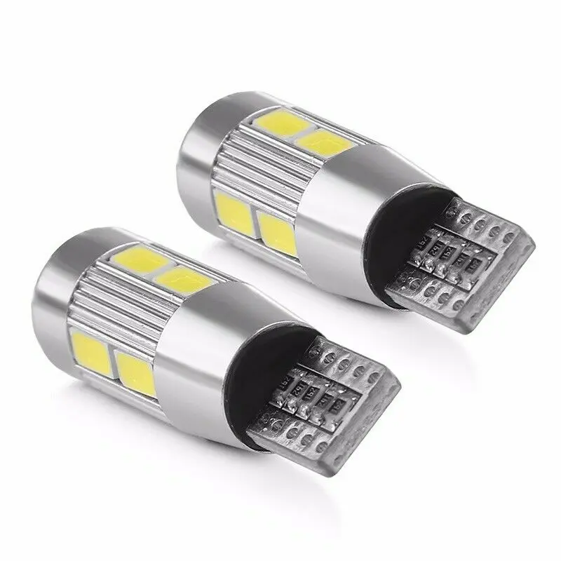 2 шт./компл. стайлинга автомобилей авто светодиодный T 10 Canbus 194 W5W 10 SMD 5630 Светодиодный светильник лампа Парковка без ошибок светодиодный автомобильный боковой светильник белого и красного цветов