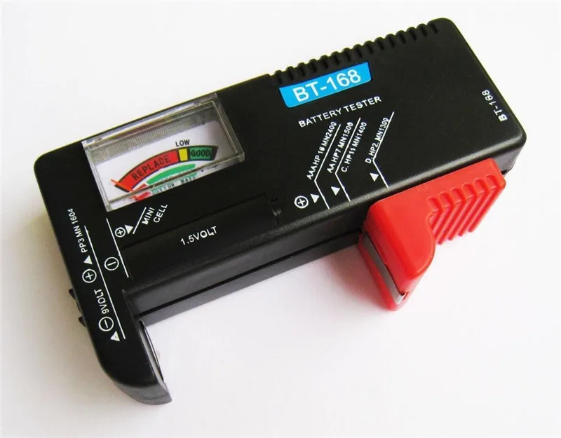 Universal Battery Tester Checker Easy Hecker AA AAA 9V Buttonin