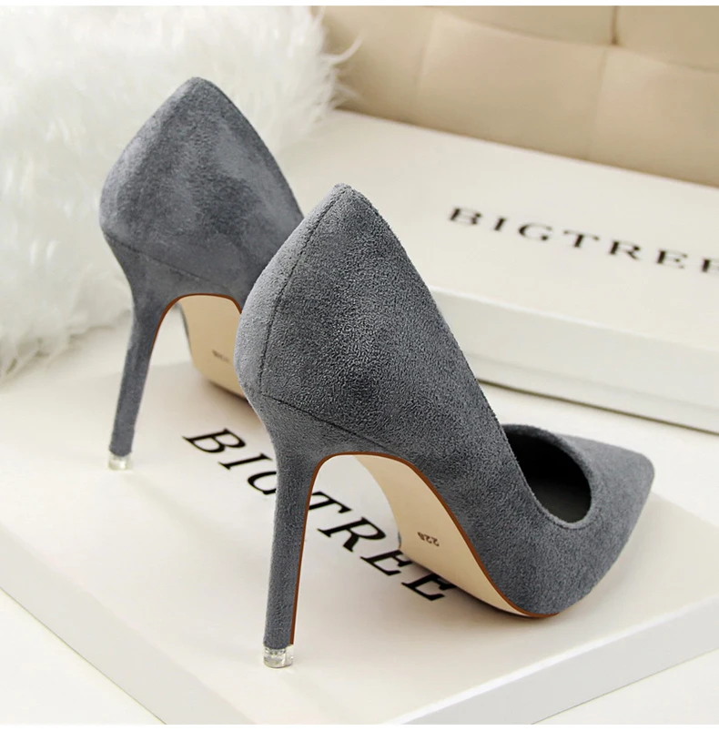 Women's Pumps Shoes High Heels Womens Slip-on High Heels Sandals Women Purple Comfortable Silver Women Pumps Shoes Office Lady   (6)
