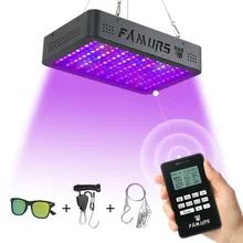 Famurs светодиодный светильник для выращивания 1000 Вт полный спектр Вег/Цветение таймер группа дистанционное управление лампа для растений Крытый Фито лампа для выращивания тент