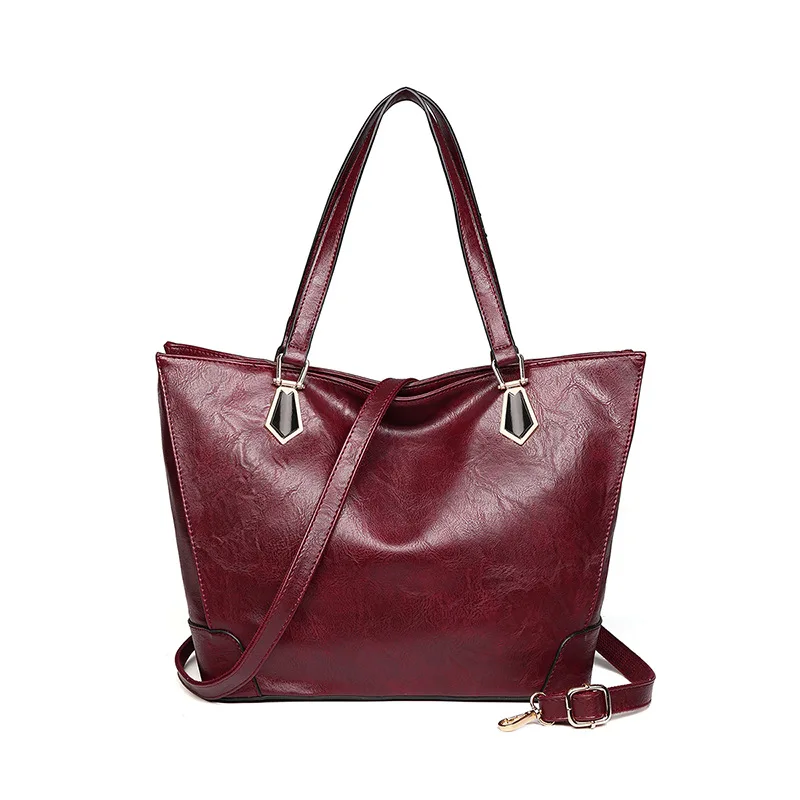

Casual Tote Handbag Women Shoulder Bags PU Leather Crossbdody Bag Solid Handbags Female Fashion Ladies Designer Messenger Bags