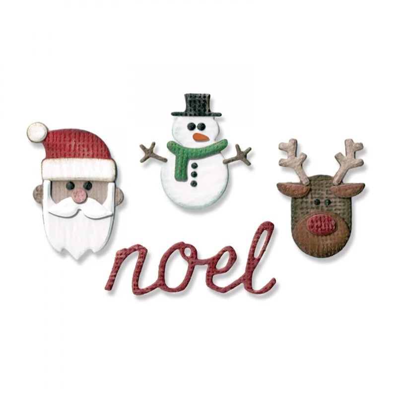 

Christmas Noel Santa Claus Moose Metal Cutting Dies For DIY Scrapbooking Embossing Paper Cards Decorative Crafts New 2018 Die