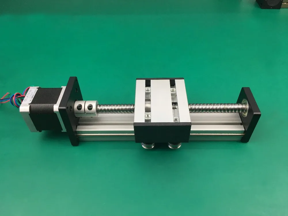

SG Ballscrew 1610 150mm rail Travel Linear Guide + 57 Nema 23 Stepper Motor CNC Stage Linear Motion Moulde Linear