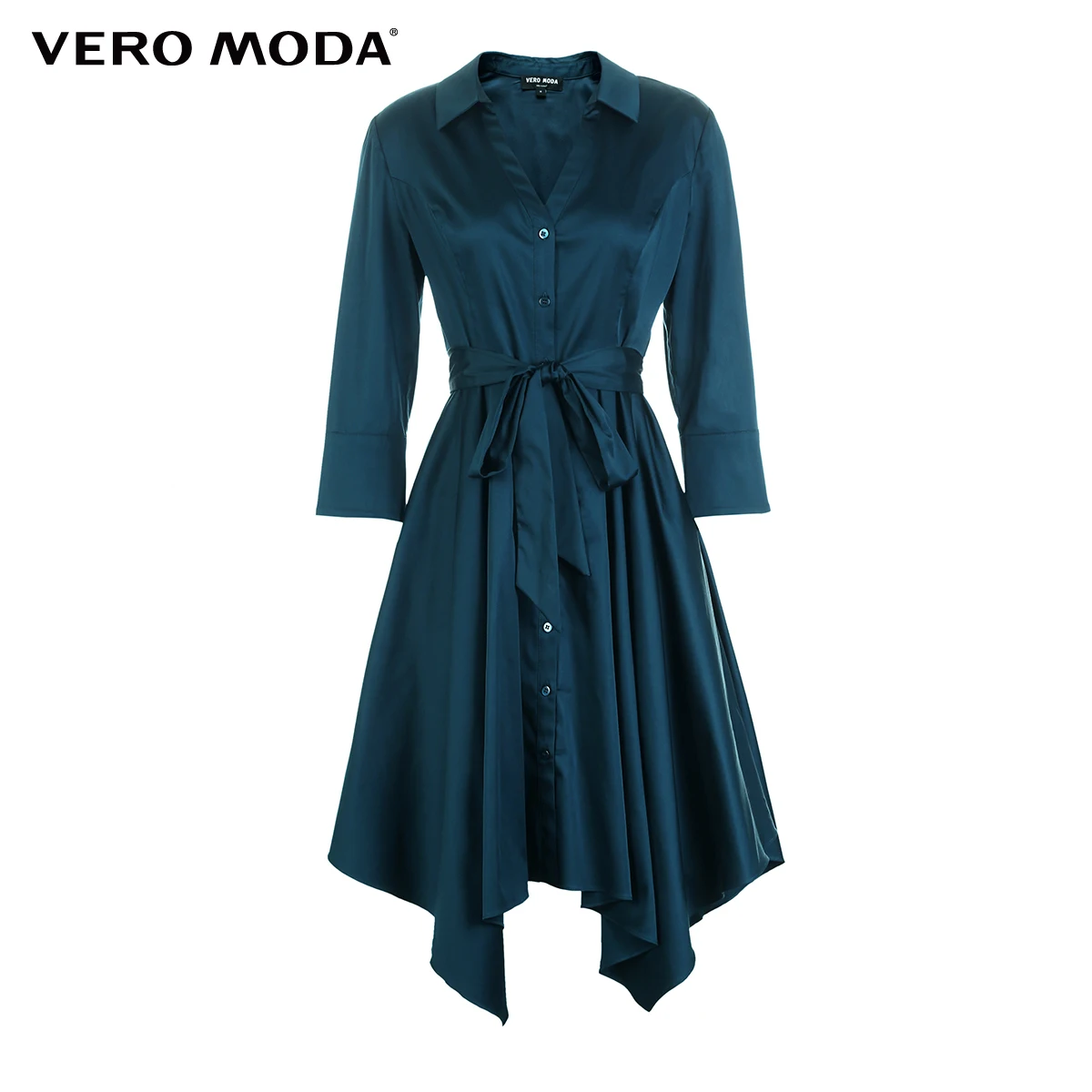 Vero Moda платье-рубашка с v-образным вырезом и пуговицами на запястье | 31837C507