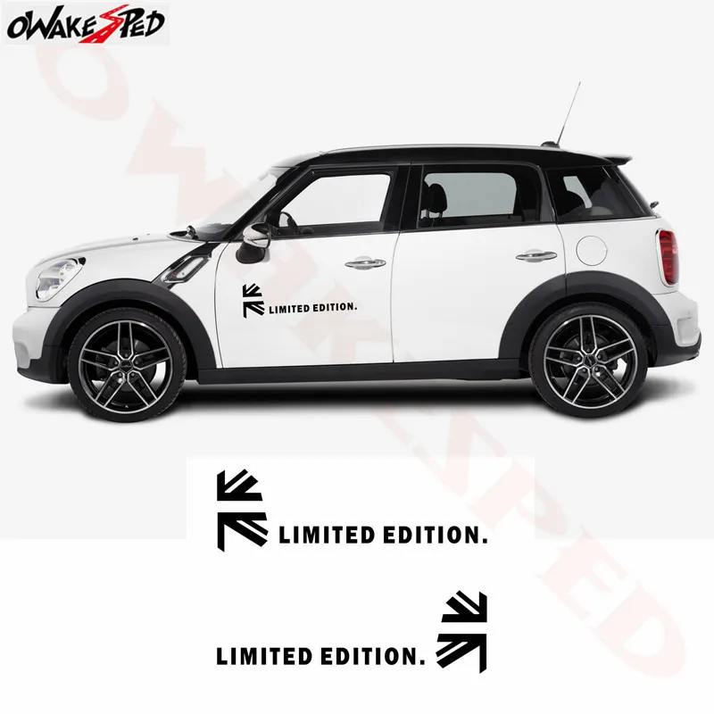 Автомобильная наклейка дверь боковой корпус Декор s Виниловая для Mini Cooper One JCW
