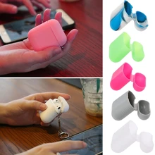 

OOTDTY Earbuds Bags Soft Ultra Thin Silicone Protector Sleeve Cover For AirPods Earphone Charge Case