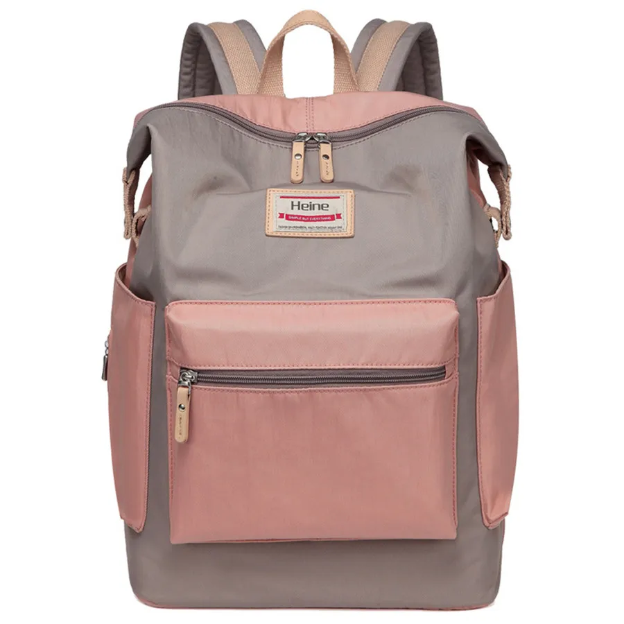 New Arrival! Korean Patchwork Mommy Diaper Changing Milk Bottle Bag Multifunctional Large Capacity Mother Shoulder Backpack 01