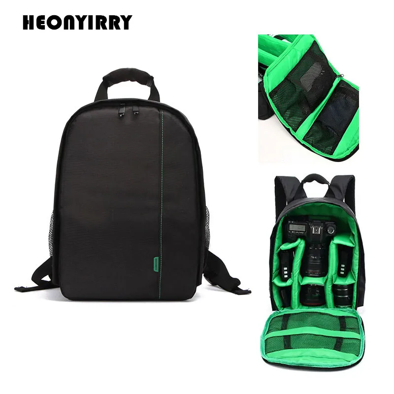 

Waterproof DSLR Camera Bags Digital Camera Backpack Multi-functional Shockproof Knapsack Camera Bag For Canon Sony Nikon 4 Color