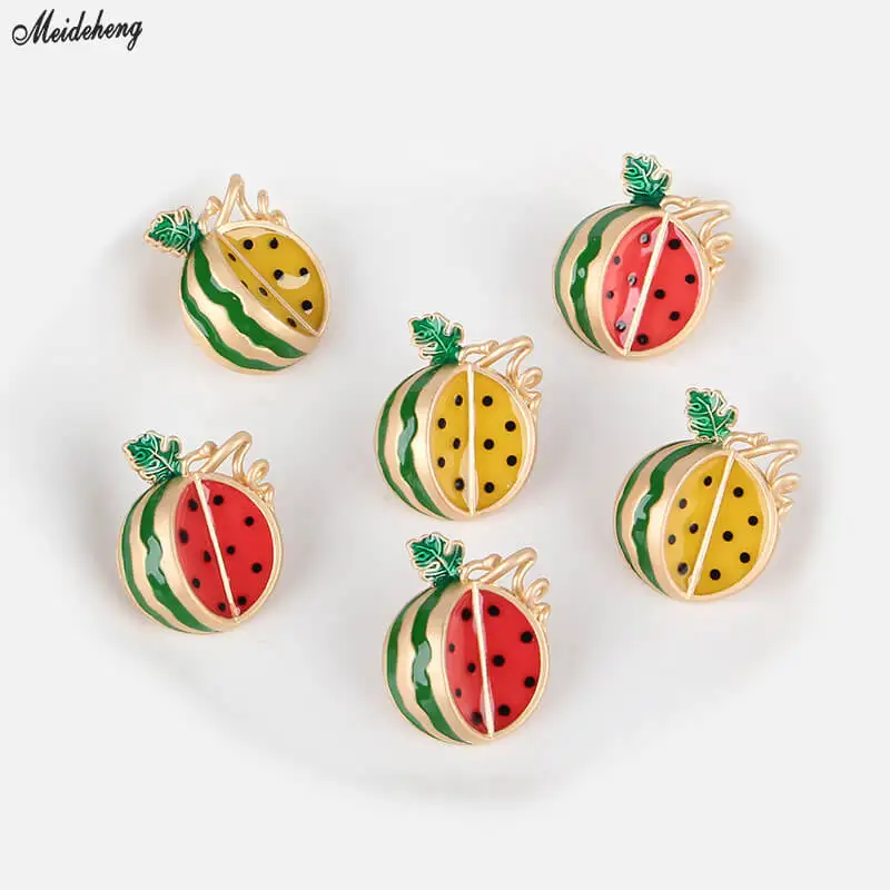 

New Korea Fashion DIY Accessory Material Beads Backhole Watermelon Pearl DIY Fresh Baitie Hair Decoration Jewelry Accessory