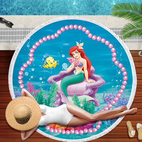 round mermaid towel (1)