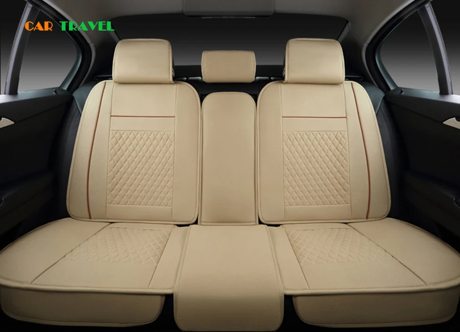 Новые универсальные автомобильные чехлы из искусственной кожи (передняя +