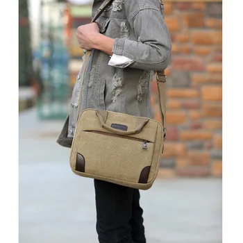

121417 newhotstacy man handbag male canvas large tote shoulder bag