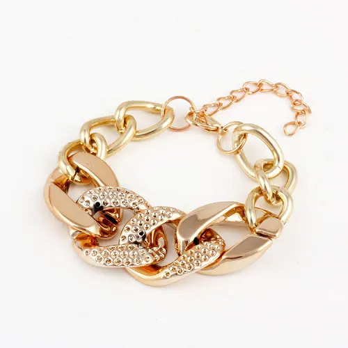 

2014 Hot Sale Fashion Gold Or Silver Acrylic Chain Bracelets,Cheap Bracelet For Ladies Dress,Free Shipping