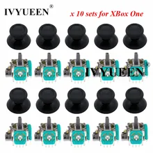 IVYUEEN 10 наборы для ухода за кожей 3 булавки 3D аналоговый джойстик Сенсор модуль потенциометры и колпачок для пальцев для microsoft XBox один контроллер
