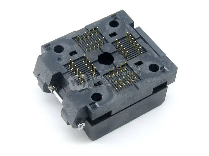 Адаптер программирования QFP44 TQFP44 FQFP44 PQFP44 FPQ 44 0.8 19 Enplas IC Test горящий разъем шаг 0 8