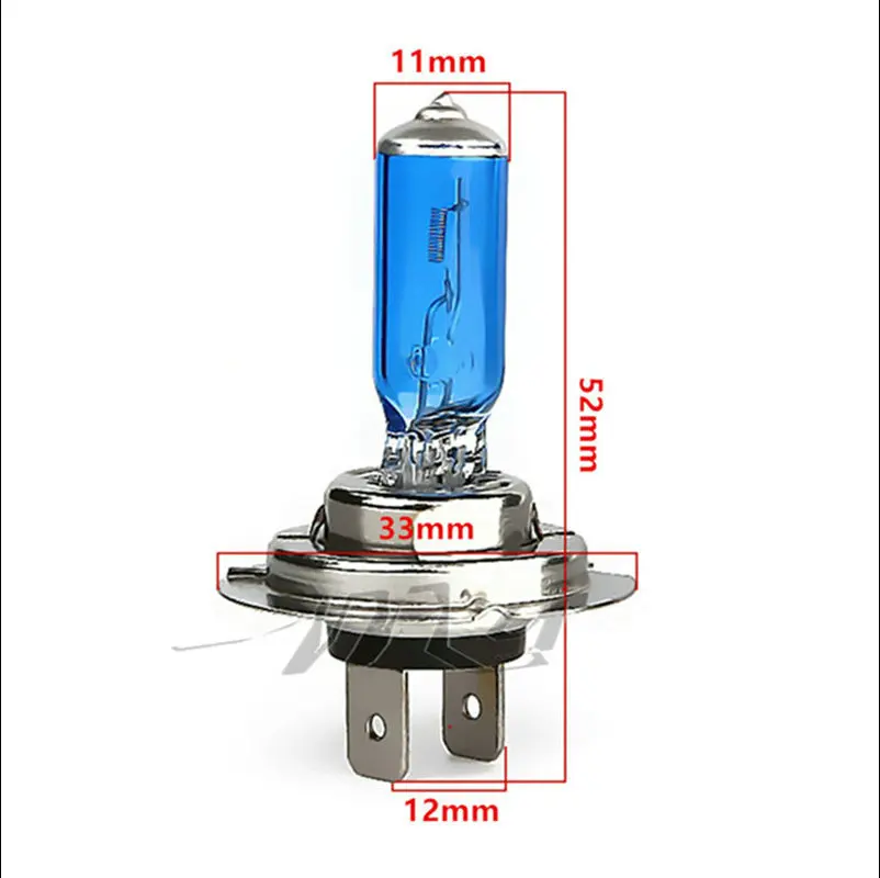 24V H7 100W Halogen Bulb Super Bright Fog Lights High Power Car Headlight Lamp Car Light Source parking White