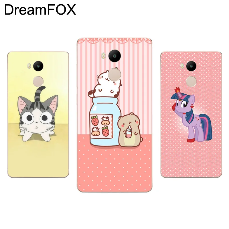 DREAMFOX L427 Мода Мультфильм серии Мягкий ТПУ силиконовый чехол для Xiaomi Redmi Note 3 4 4X5 5A 6 7