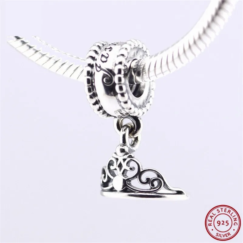 

Desney Jasmine's Tiara Pendant Charm Beads for Women Jewelry Making DIY Fit PANDORA Charms Silver 925 Original FL291