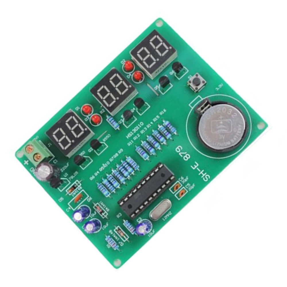E36 DIY 6 Digit Electronic LED Digital Clock Kit with onboard Battery Backup eBay