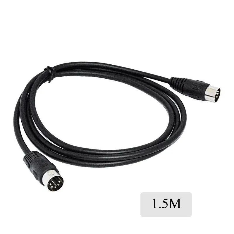 DANSPEED 3.28Ft/4.92Ft MIDI 5 Pin DIN штекер до аудио удлинитель Мужской кабель провода|5 pin din