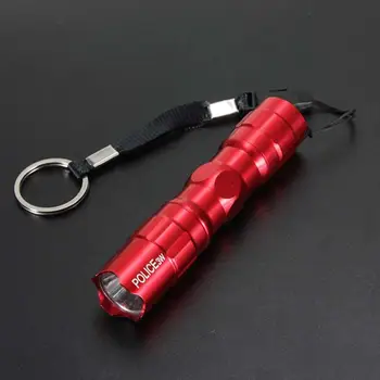 

1 PC LED Mini Flashlight XPE-Q5 Ultra Bright Portable Handy Penlight Torch Pocket AA powerful Waterproof lamp with Keychain