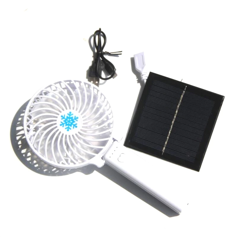 

NEW 1W 5.5V Solar Powered Panel Fan For Home Office Outdoor Traveling Fishing Foldable Handheld USB Mini Fan Free Shipping