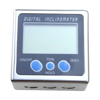 

0.05 Degree Digital AngleGauge Electronic Gauge Sea Level Protractor Magnetic Base
