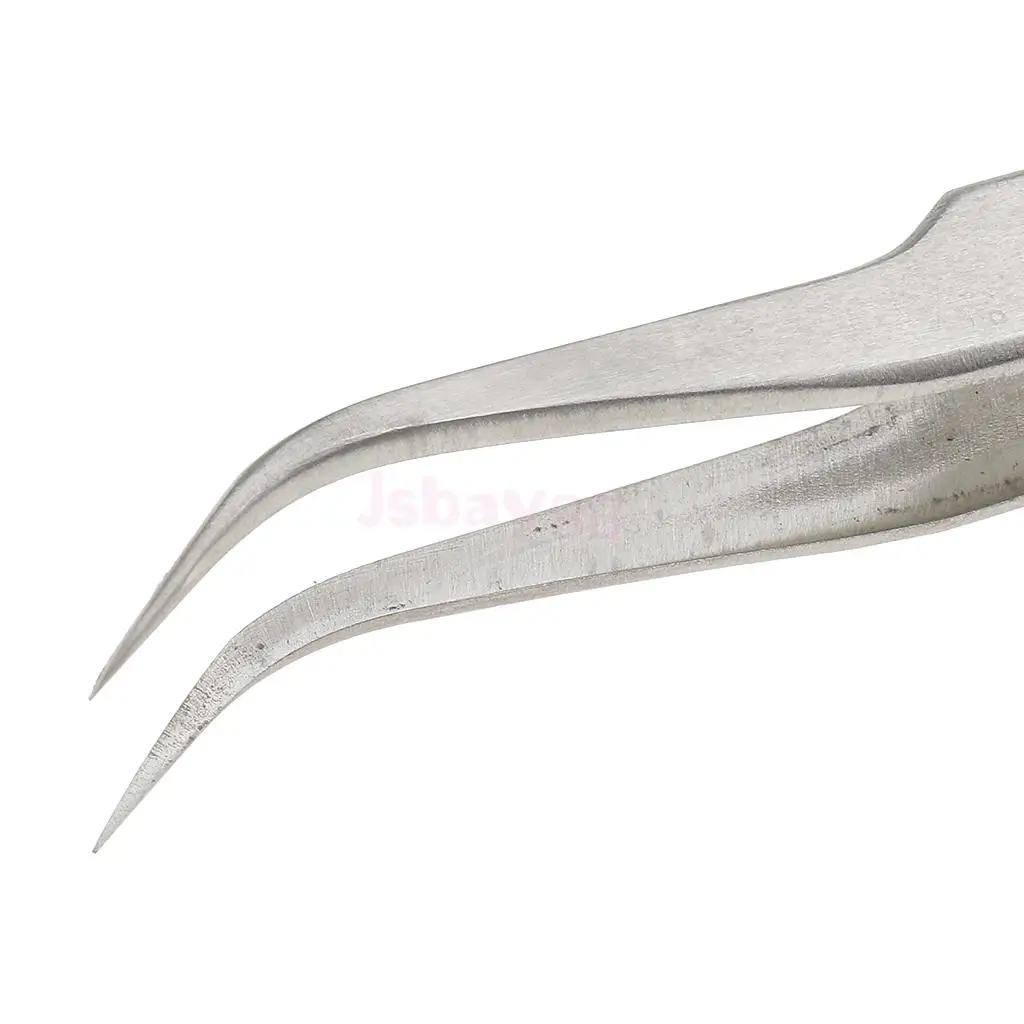 Антистатический пинцет для наращивания ресниц из нержавеющей стали ложный аппликатор для ресниц изогнутые прямые кусачки