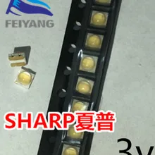 1000 шт. светодиодный подсветка светодиоды средней мощности 0,5 Вт 3 в 2828 холодный белый 43лм GM2BC2ZF2GCM ЖК-подсветка для ТВ-приложения для Sharp