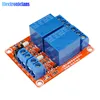 Módulo de canal de relé de 5 V/9 V/12 V/24 V 2 con optoacoplador nivel alto y bajo desencadenado módulo de relé de 2 vías para Arduino ► Foto 1/6