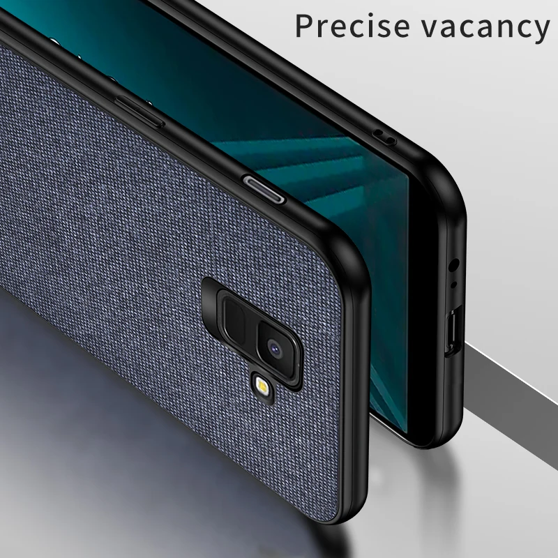 Samsung Galaxy A6 (Plus) 2018 Cloth PC+TPU Stitching case_1