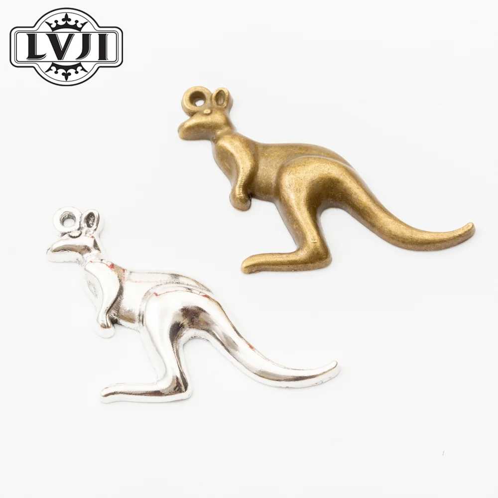 

18pcs zinc alloy Animal kangaroo pendant DIY European jewelry 5905