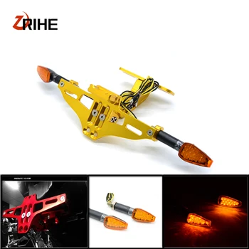 

Motorcycle License Plate Bracket Licence Plate Holder For YAMAHA TMAX 530 500 tmax500 XP530 yzf R6 FZ8 YZF R1 R6 R3 R25 MAX