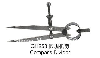 

1pcs/lot GH258 gold silver metal sheet cutting Compass divider jewelry making tools and equipment