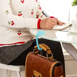 Мода 2018 переносные крючки Изысканный пластиковый стул с подлокотником сумка крючок для сумки вешалка держатель Лидер продаж