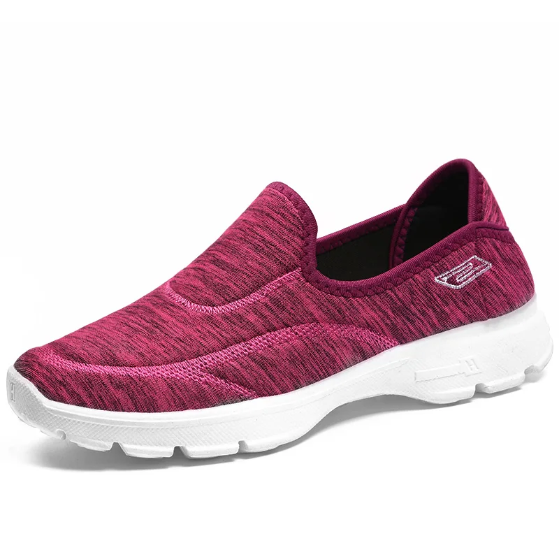 Женская обувь; кроссовки; модная дышащая мягкая удобная обувь; женская обувь schoenen vrouw zapatillas mujer B11D - Цвет: red