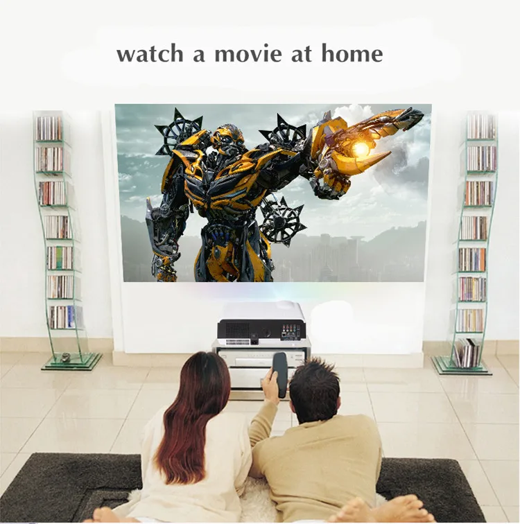 Native Full HD 1080P 5500Lumens Led Digital Smart 3D Projector,Perfect For Home Theater Projector