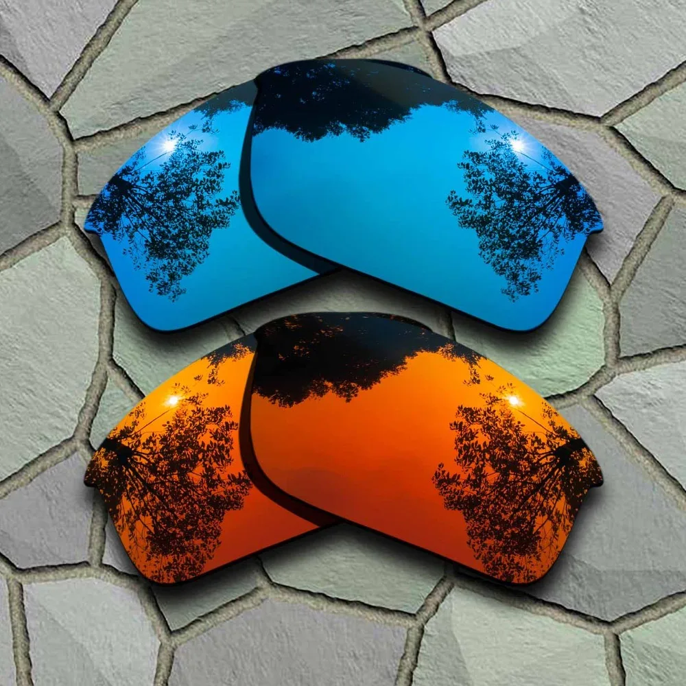 Небесно-голубые и красные оранжевые солнцезащитные очки поляризованные Сменные линзы для Окли бутылка ракета